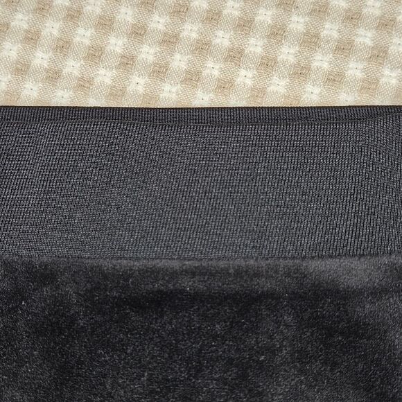 Juicy Couture Black Velour Bright Rhinestone Juicy Pull On Elastic Waist Pants - Picture 5 of 11